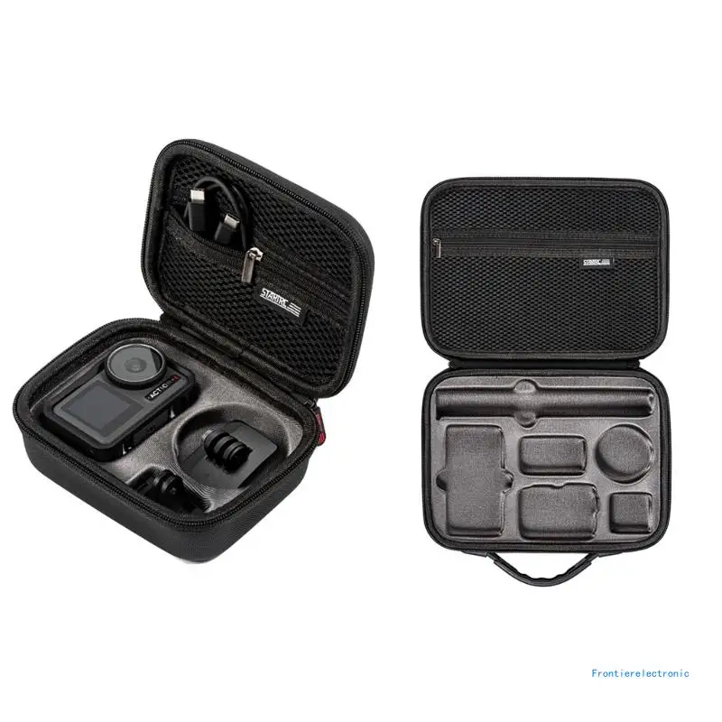 

PU Hard Case for DJI Action 4 Camera Carrying Storage Bag for Home Office DropShipping