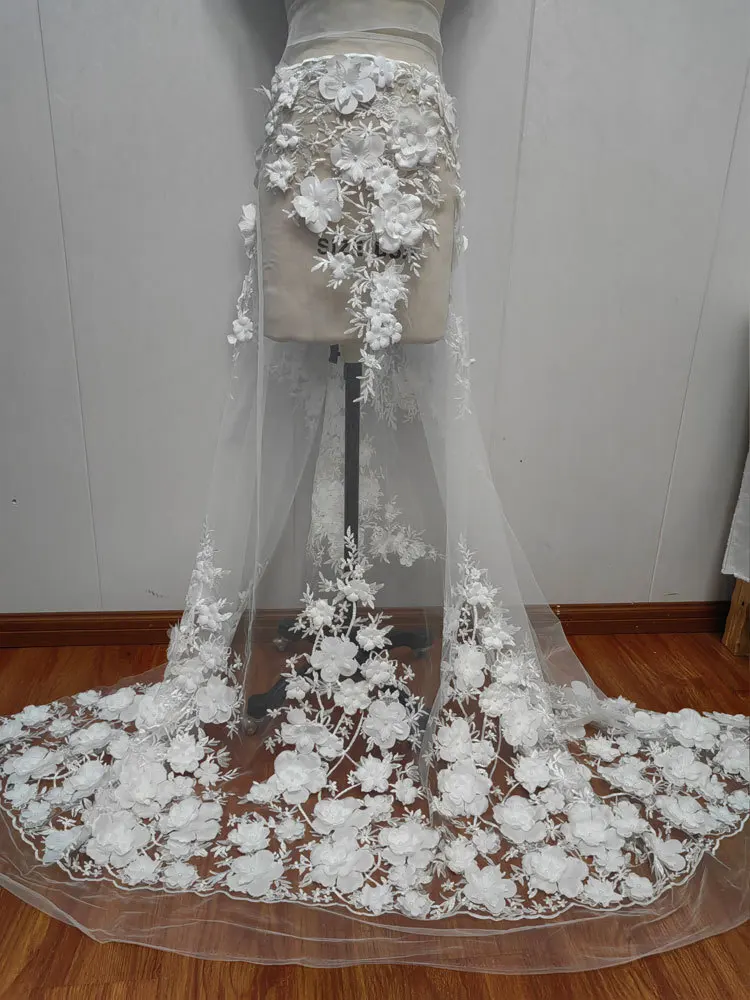 Трехмерные цветочные свадебные платья тканевые аксессуары для одежды украшение