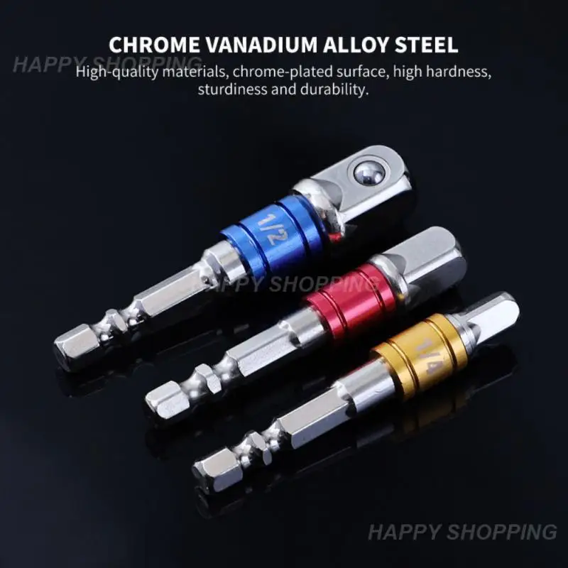 

Drill Socket Adapter Impact Drill Extension Drill Bits Bar Socket Adapter Screwdriver Bits Hex Shank Square Head Drill Bit