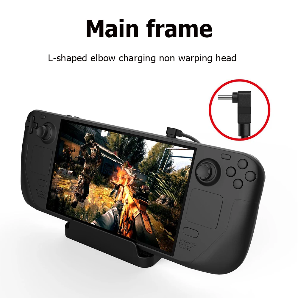 

Stand Base For Steam Deck/Mobile Phone Dock Game Console Non-slip Base Bracket For NS Switch OLED Games Chassis Base Holder