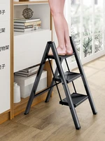 gy multifunctional ladder folding stair stretchable thickened aluminium alloy herringbone ladder small step ladder
