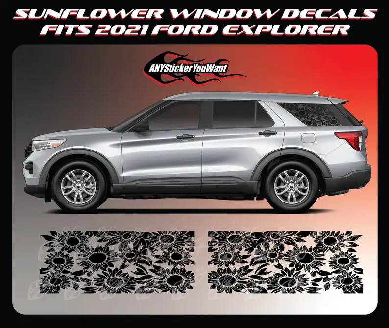 

Подсолнух виниловый Фотофон подходит для 2021 Ford Explorer