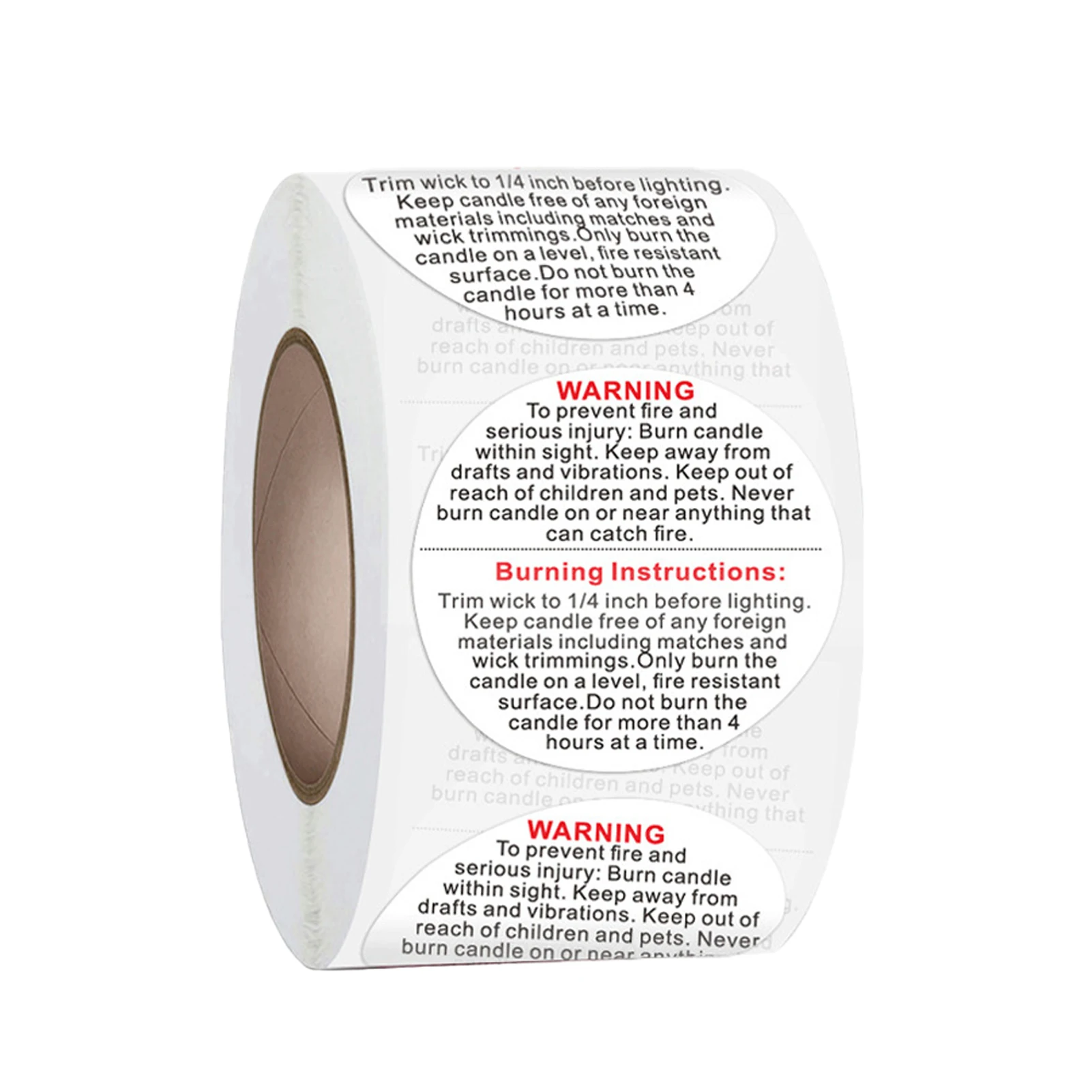 

500 шт., Круглые водонепроницаемые самоклеящиеся банки для свечей