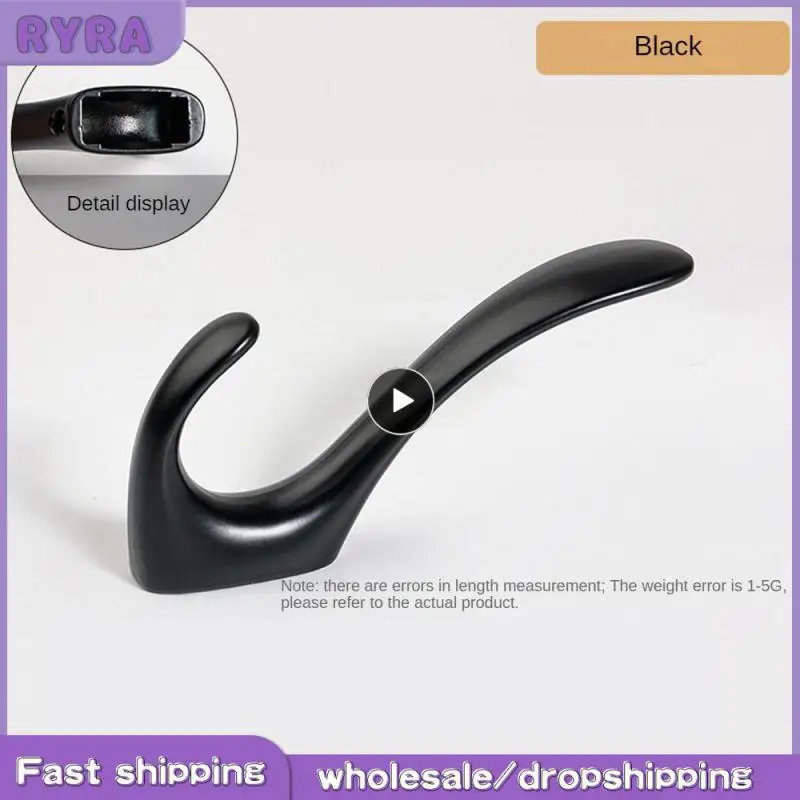 

Simple To Use Wall Hook Smooth Clothes Hook Small Non-fading Zinc Alloy Clothes Hook Strong Bearing Capacity Hallway Hook