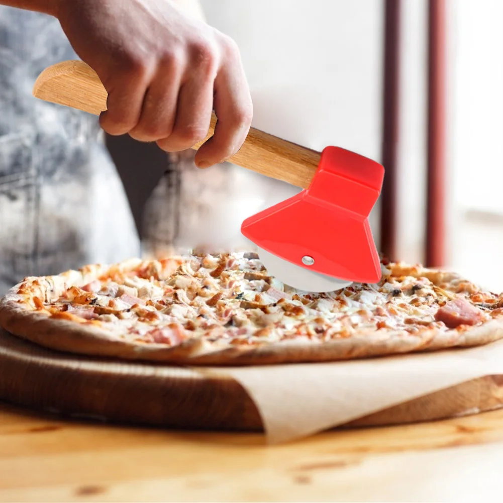 

Health Pies Pizza Wheel Cut Tools Axe-shape Stainless Steel Household Kitchen Bread Waffle Cookies Cake Cutting Tool