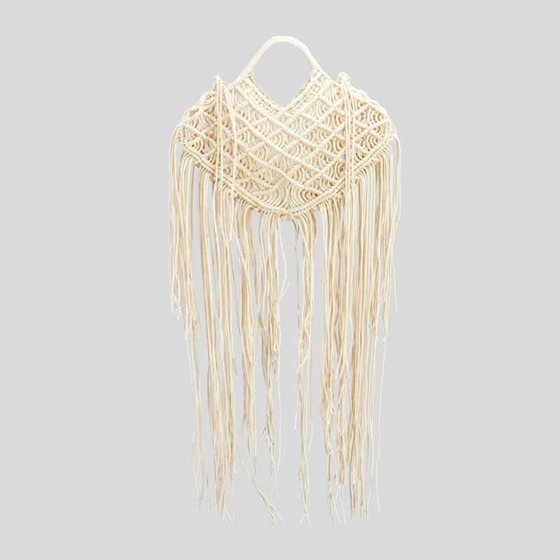 2023 New Fashion Tassel Woven Bags Fashion Niche Tassel Handbag Vintage Handbag High Quality Women Purse And Handbags Sac A Main