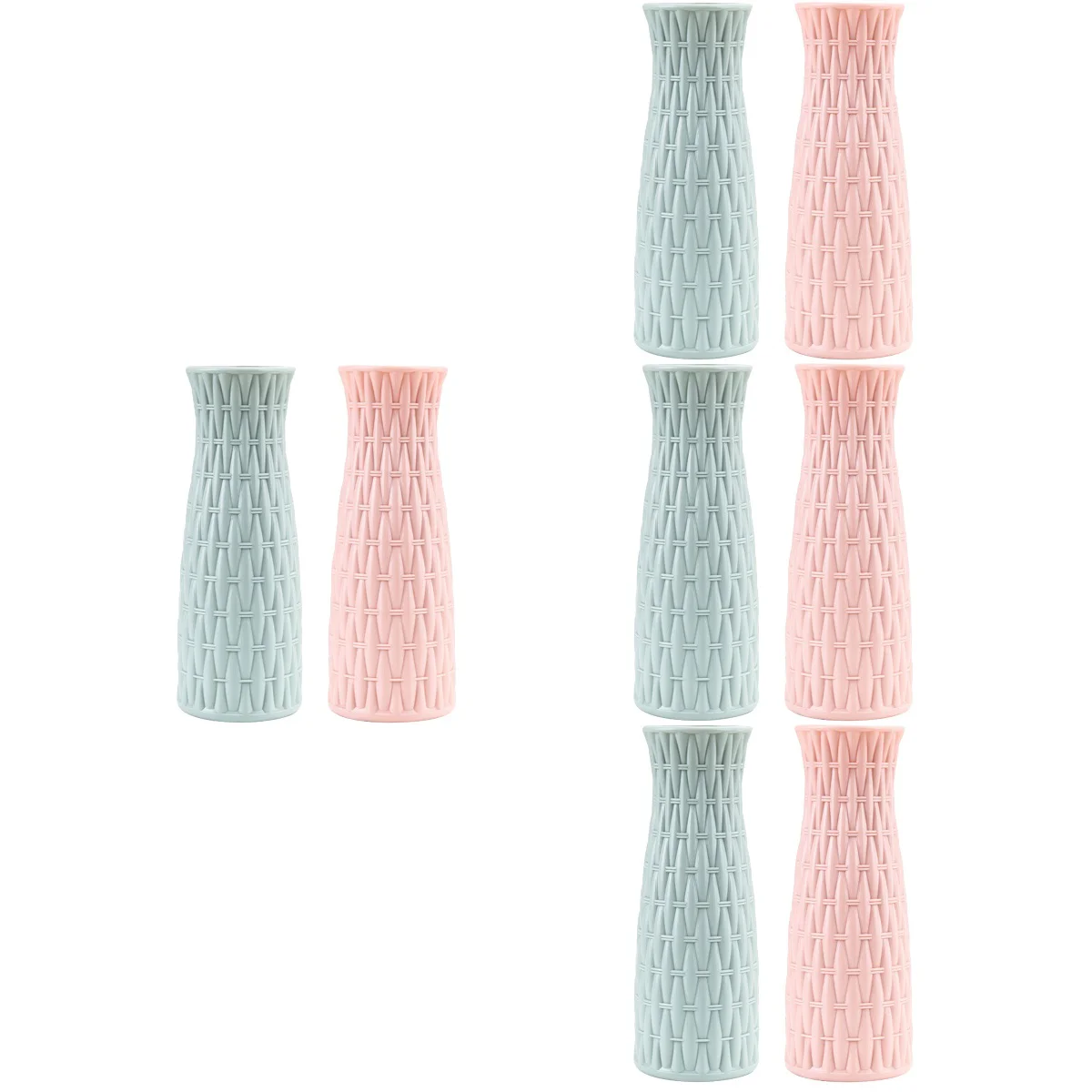 

8 PCS Rustic Style Dining Table Bookshelf Coffee Table Farmhouse Floral Arrangement Vase Decorative Vase