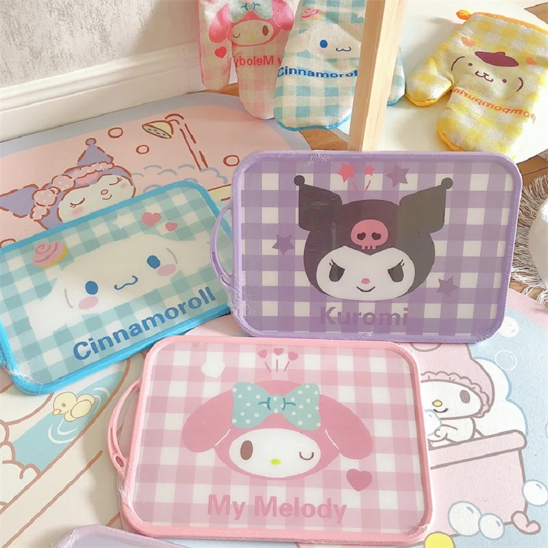

Мультяшная разделочная доска Mymelody домашняя пластиковая разделочная доска антибактериальная защита от плесени для резки фруктов мини разд...
