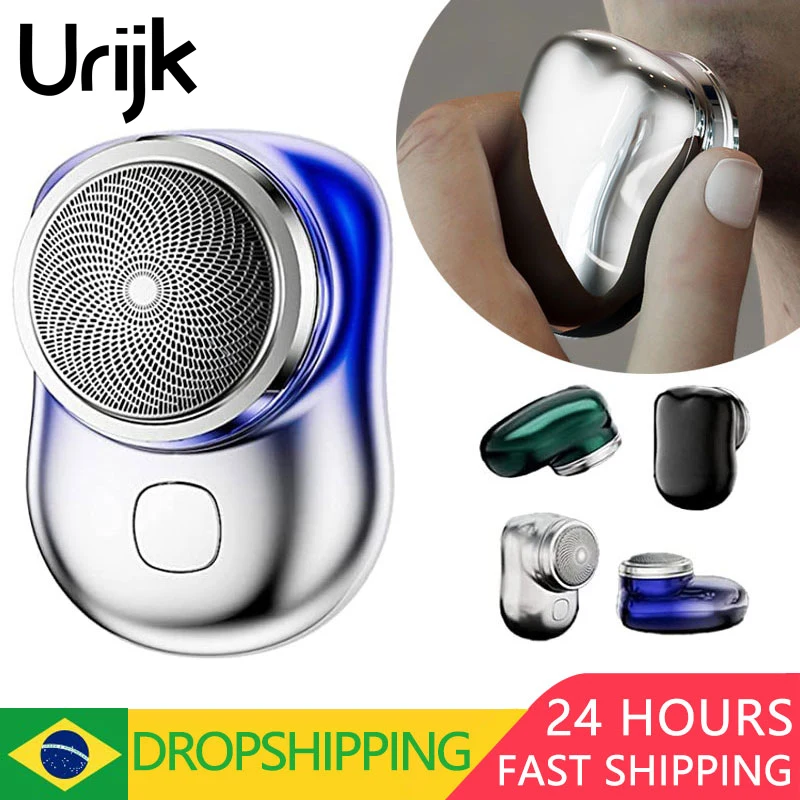 

Urijk Mini Portable Face Cordless Shavers Type-C Electric Shaver Ipx7 Waterproof Wet & Dry Painless Electric Machine Shaving