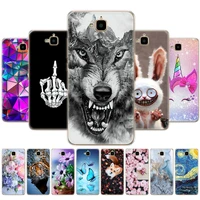case for huawei honor 4c pro back cover soft silicon back case for huawei y6 pro 2015 case tit l01 tit tl00 phone bag animal dog