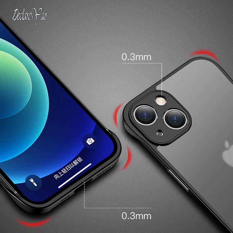 Чехол для Xs 11 12 13 Pro Max роскошный Ультратонкий чехол decareyao с покрытием Apple iPhone 7 8 Plus SE