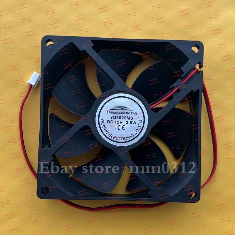 Фото Вентилятор охлаждения P+ для YAHENG YD9025MS DC12V 2.8W 9CM, 2-проводной №1