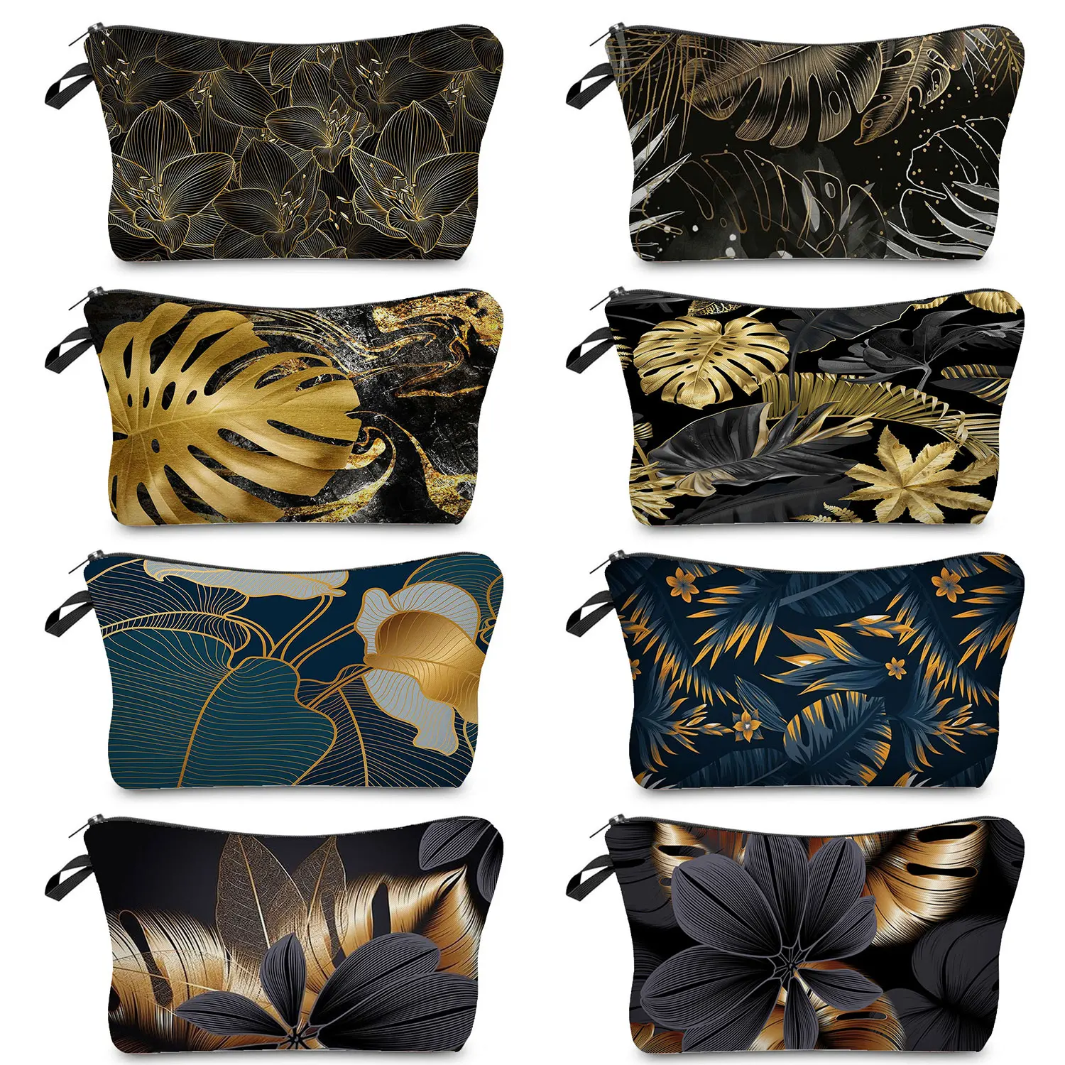 Bag For Girl Gold Leaf Customizable Coin Purse Outdoor Porta