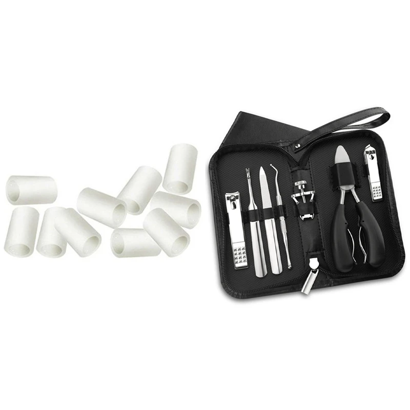 

10 шт., силиконовые щипчики для маникюра и педикюра