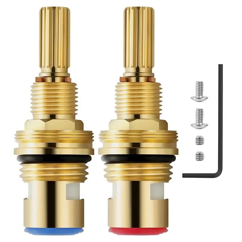 Фото Картридж для клапана THIVN-4X Brass 1-001 и 1-002, совместим с латунными смесителями Newport, прочная латунная конструкция. №3