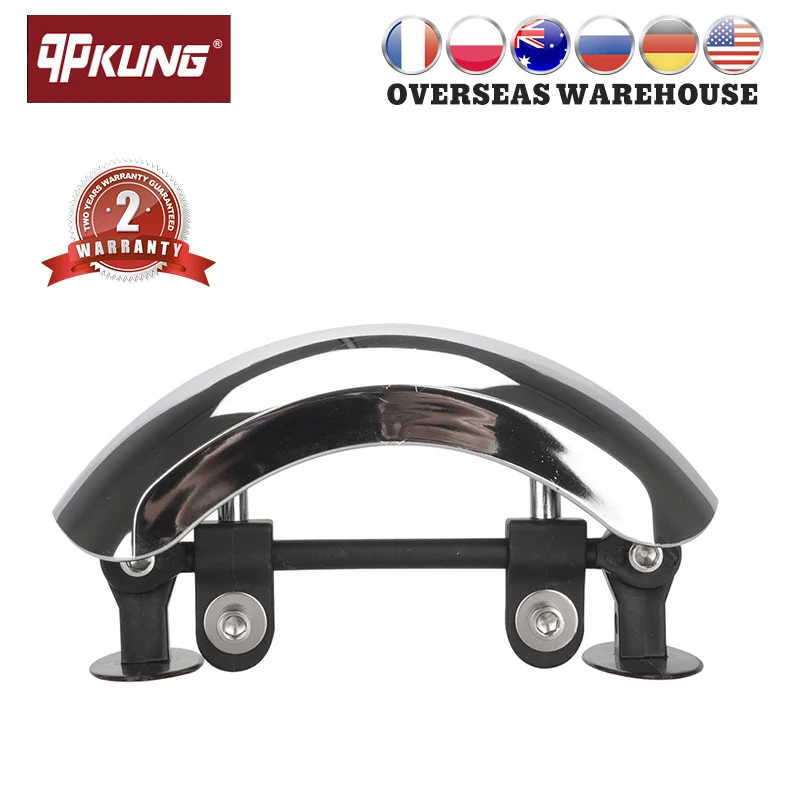

qpKung Motorcycle Wide Angle Lens For BMW R1200GS R1250GS HONDA Universal Motorcycle Windscreen 180 Degree Rear View Mirror