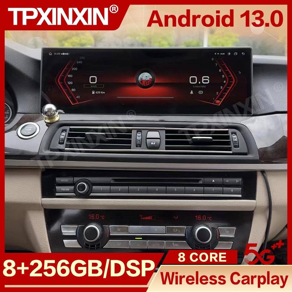 Автомобильная Мультимедийная магнитола 14 9 дюймов с Android для BMW 5 Series F10 F11 F18 2011 ~ 2017