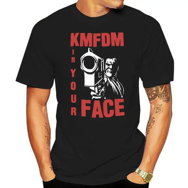 

1995 KMFDM In Your Face Concert Tour VINTAGE T-Shirt Rare Reprint