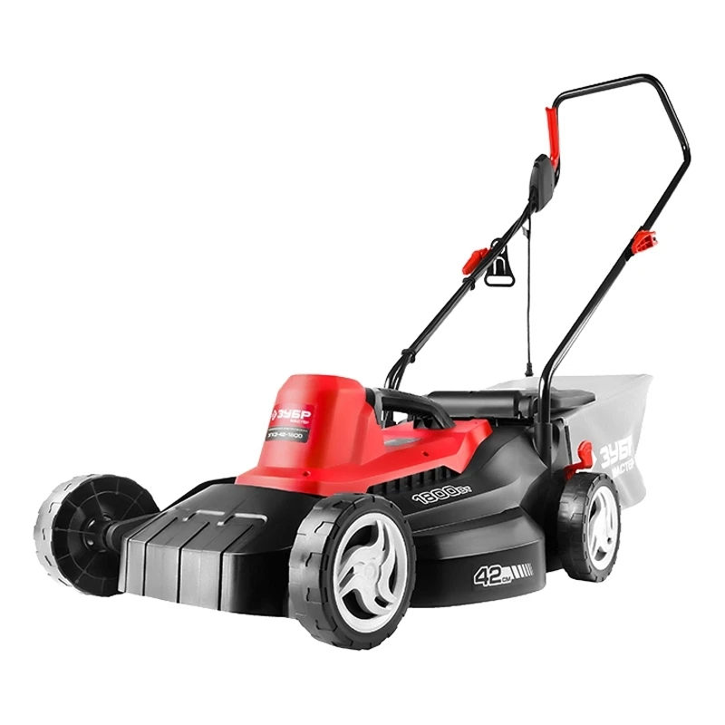 Газонокосилка электрическая ЗУБР ЗГКЭ-42-1800 (Мощность 1800 Вт ширина скашивания 42 см