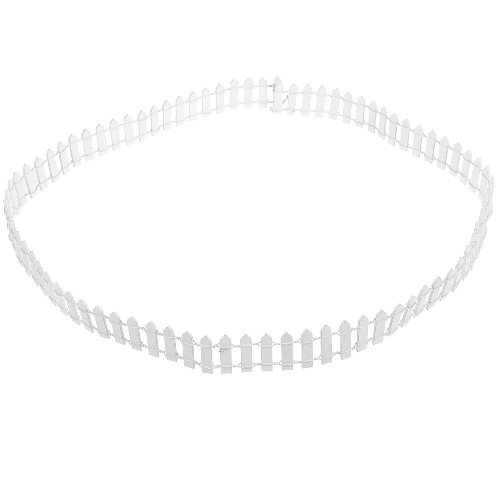 

Fence Mini Small Model Sand Table Garden Tall Edging White Short Decorative Miniature Fences