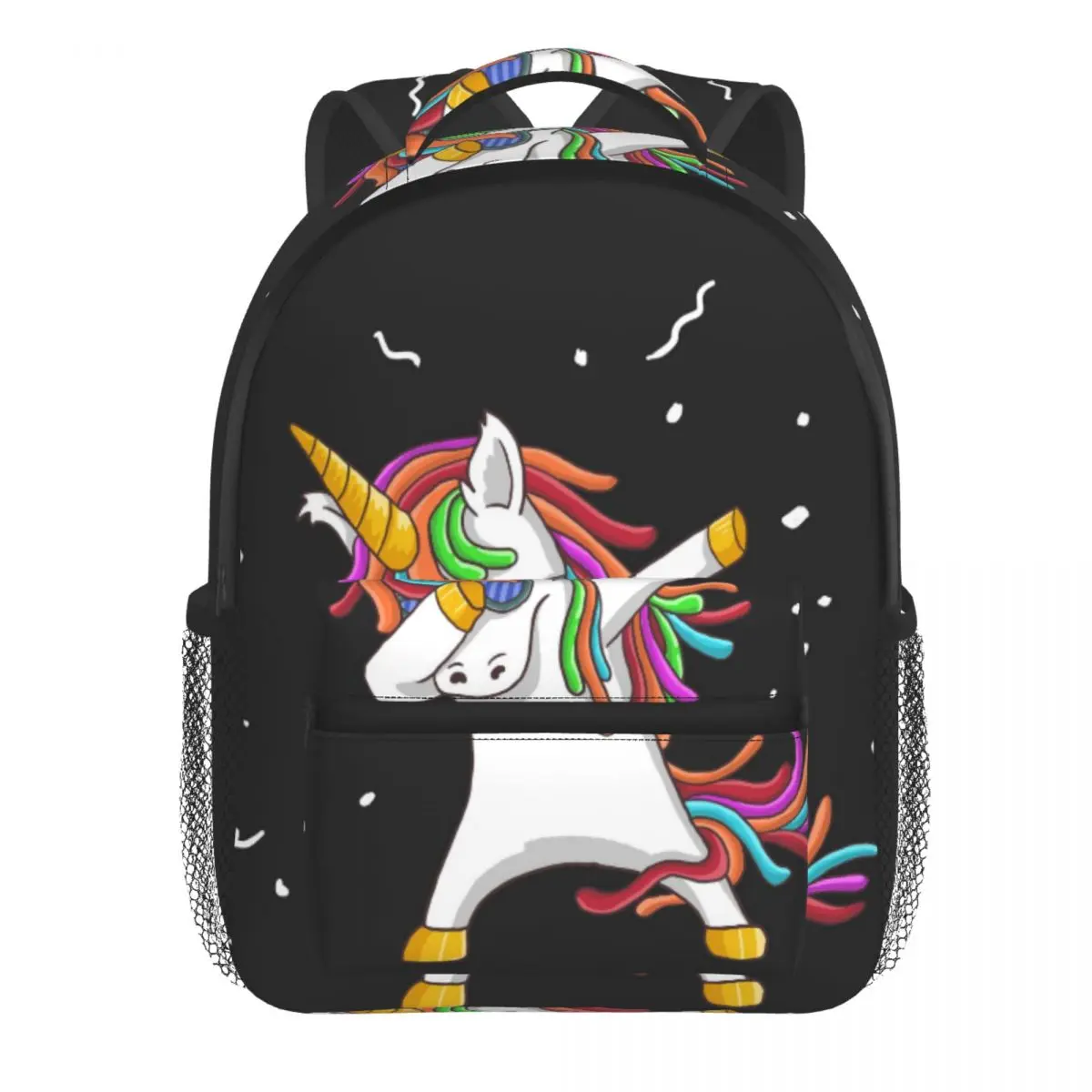 Kids Backpack Cute Unicorn Dance Party Kindergarten Children Mochila School Bag
