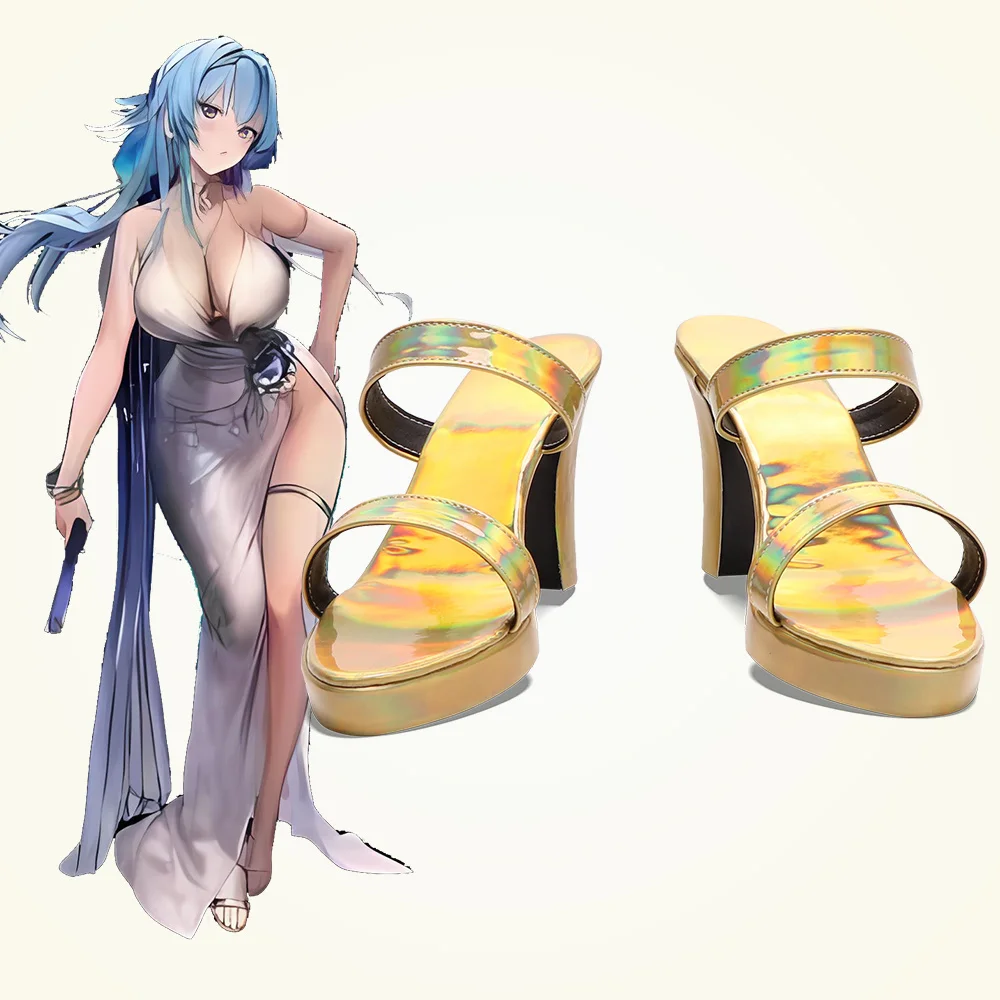 Богиня Победы: Никке Хелен Обувь для косплея Сапоги Хэллоуин Aksesori Dibuat Sesuai Pesanan