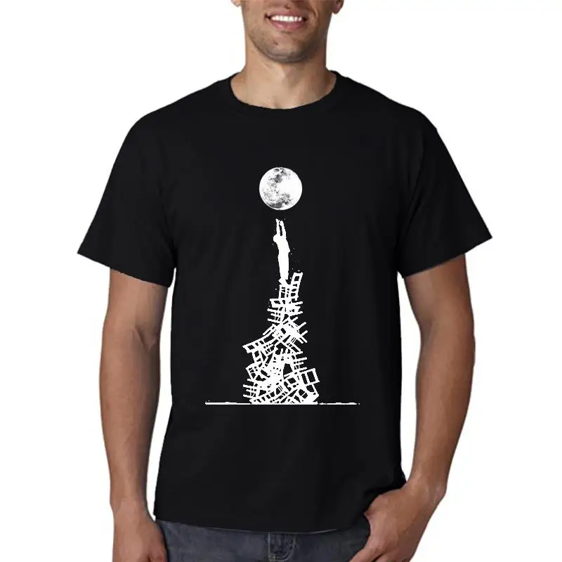 

Креативная Мужская футболка из 100% хлопка с коротким рукавом, Повседневная летняя свободная Мужская футболка, футболки, мужская футболка с к...