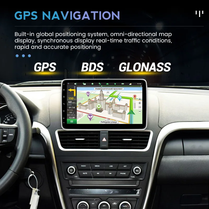 Автомагнитола 2 Din Android 11 GPS-навигация Авторадио автомобильное стерео 8 дюймов Wi-Fi
