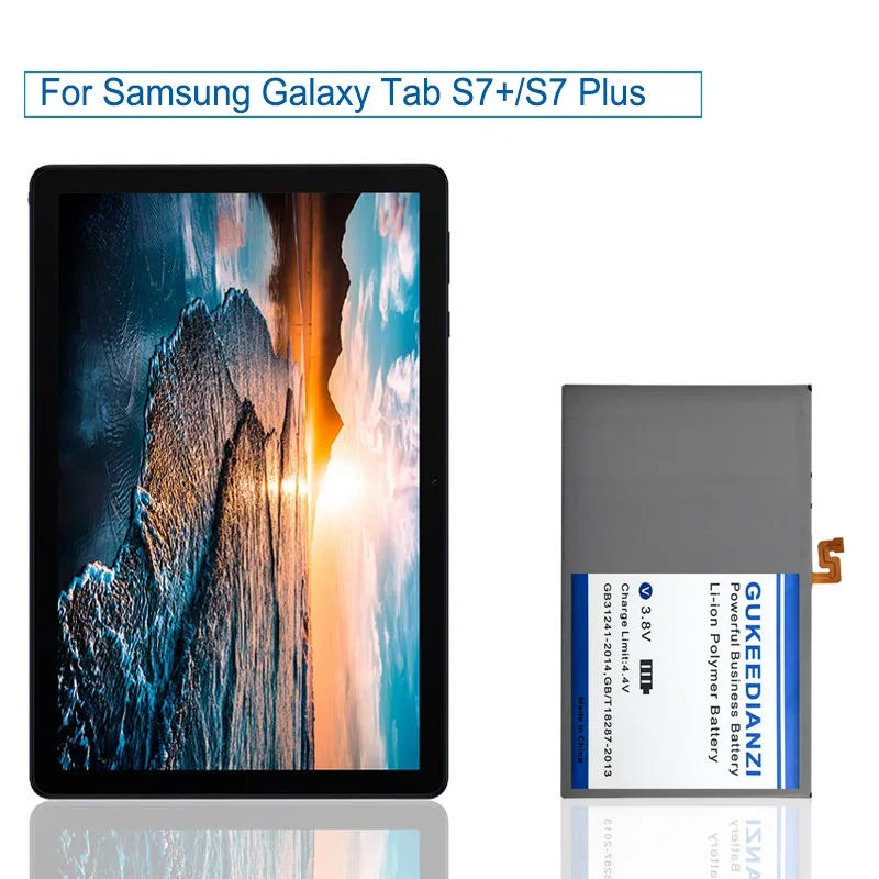 Надежный аккумулятор для планшета емкостью 11000 мАч Samsung Galaxy Tab S7+ S7 Plus 12 4 SM-T976B SM-T970
