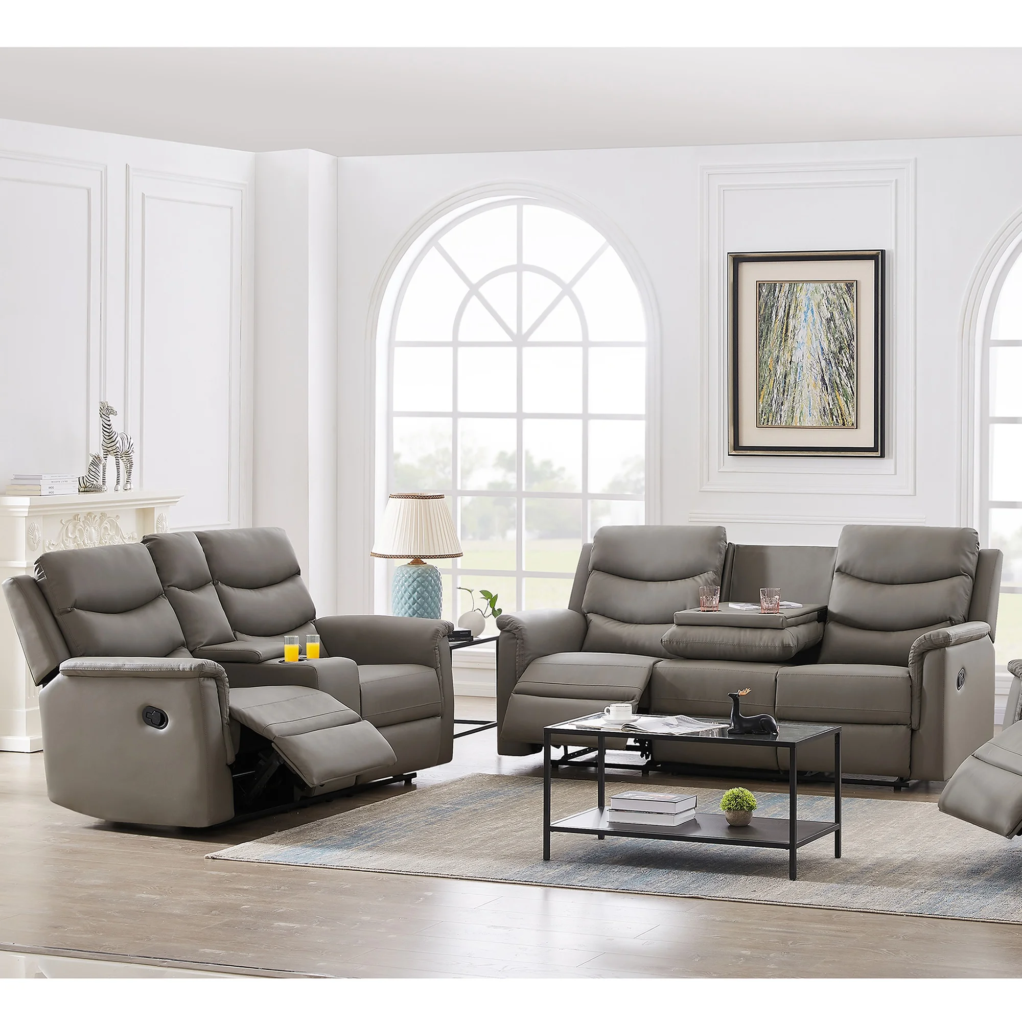 

Motion Sofa 3 + 2 Серый Полиуретан