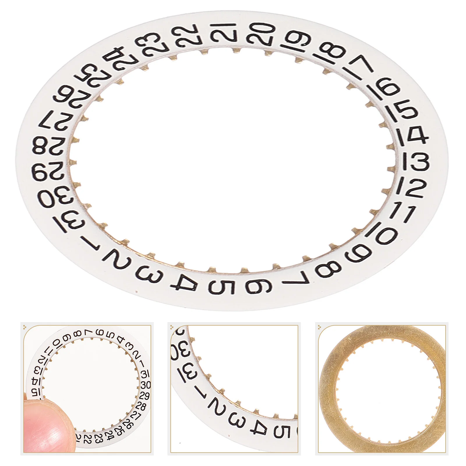 Calendar Disc Watch Replacement Mechanic Accessories Movement Ring Mechanical Day Dial Metal Lightweight Male