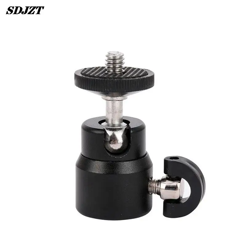 

1pc For Camera Tripod LED Light Flash Tripod Bracket Holder Mount 1/4 Hot Shoe Adapter Cradle Ball Head
