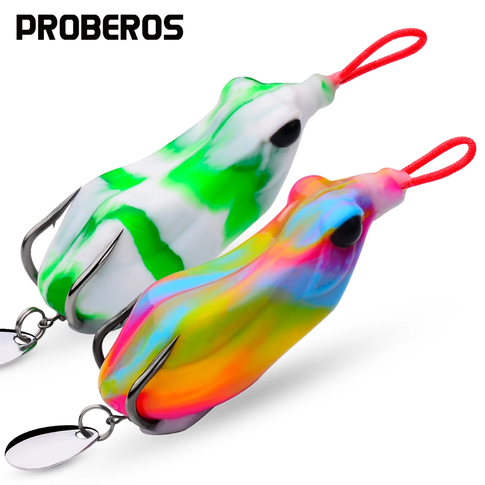 

Мягкая приманка лягушка PRO BEROS, 1 шт., 6,5-14,5 г, плавающая Мягкая приманка для рыбной ловли, силиконовый воблер, блесна, топвотер, свимбейт, рыбол...