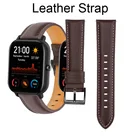 Кожаный ремешок для Xiaomi Huami Amazfit Bip U Pro S Lite GTS 3 2 2e Mini