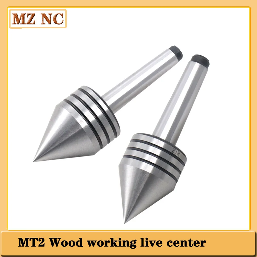 Precision MT2 Live Center Morse Taper Triple Bearing Lathe Centering Tool Rotary Tool Milling Taper Metal Work Lathe Tool