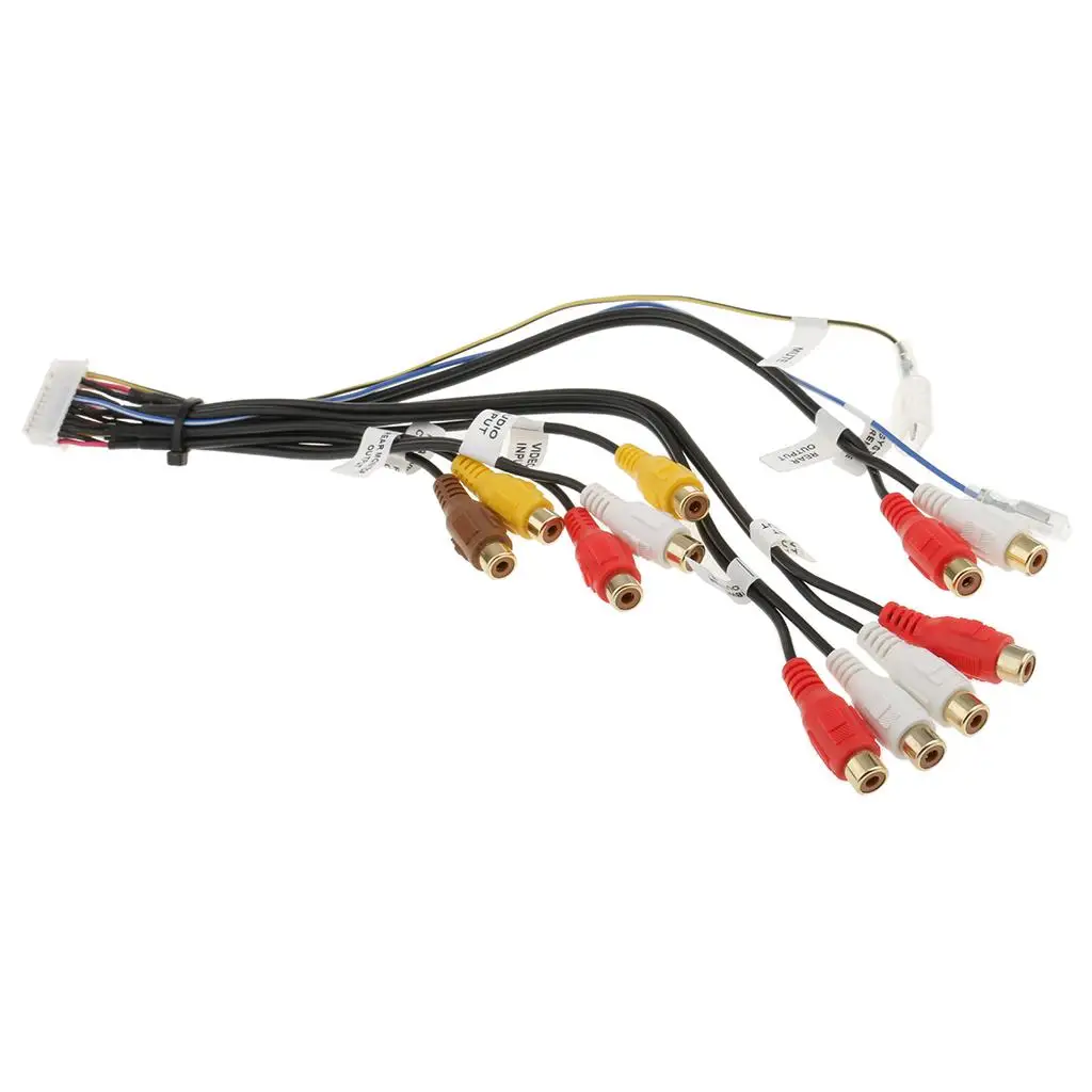 

Car Stereo RCA Audio Video Wire Harness Plug for SPioneer F90BT, 24 Pin