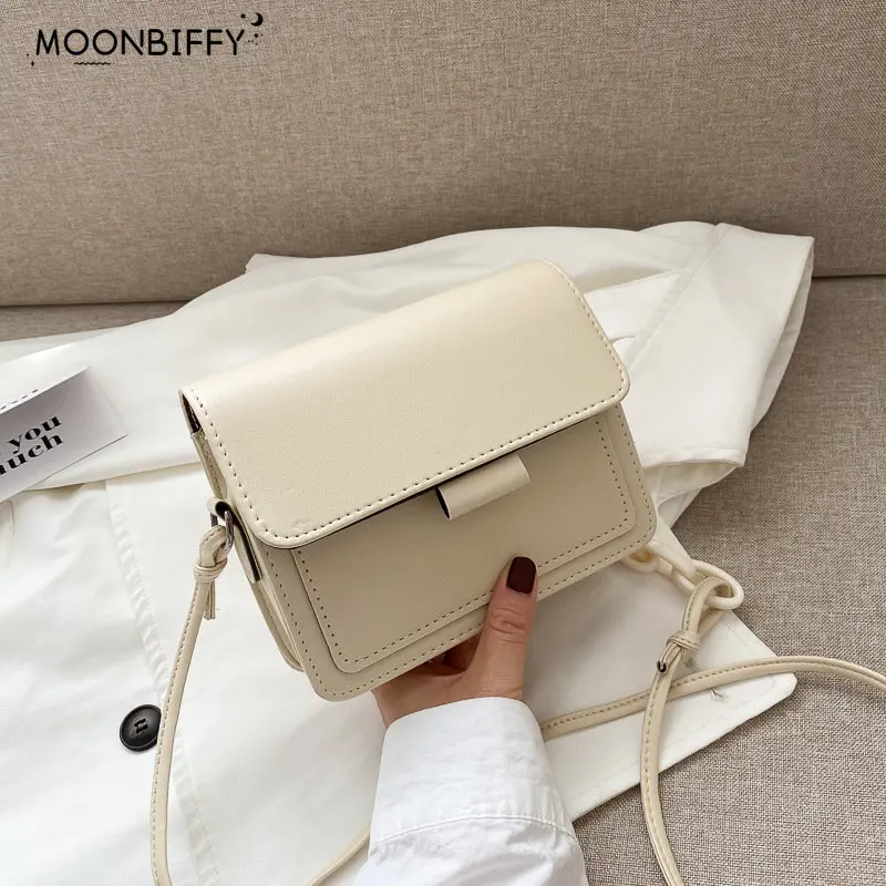

Fashion Women Small Crossbody Bag Lightweight PU Leather Messenger Bag Flap Handbag Purse Summer Travel Bag for Female