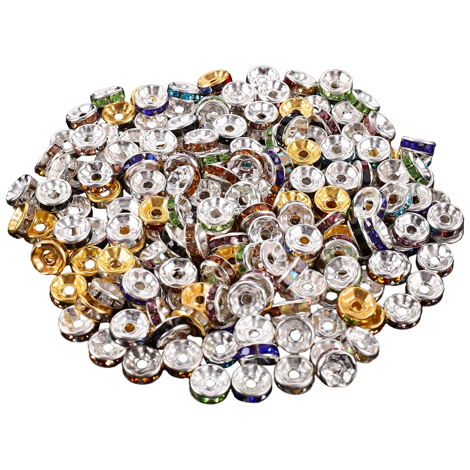 

200 Pcs Spacer Bead Loose Beads Jewelry Handcraft Jewlery Necklace DIY Scattered Crafts