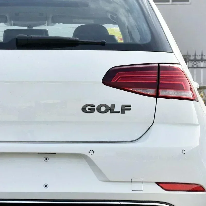 3D ABS GOLF черный серебристый хромированная наклейка Стайлинг автомобиля авто
