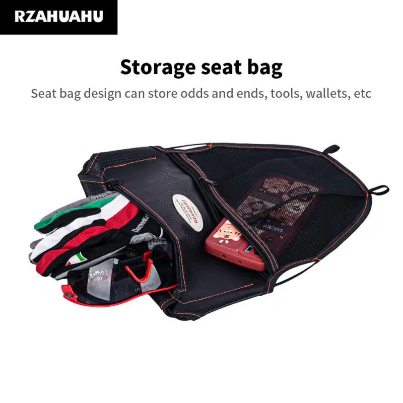 

Сумка для хранения сидений мотоциклов, черный материал, устойчивый к царапинам, для электромобилей, скутеров, велосипедов