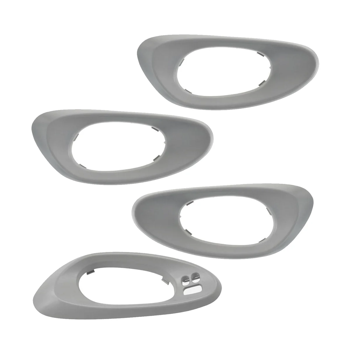 4 шт. передняя и задняя внутренняя двери фонарь серый для Chevrolet Trailblazer 2002-2009 15214503