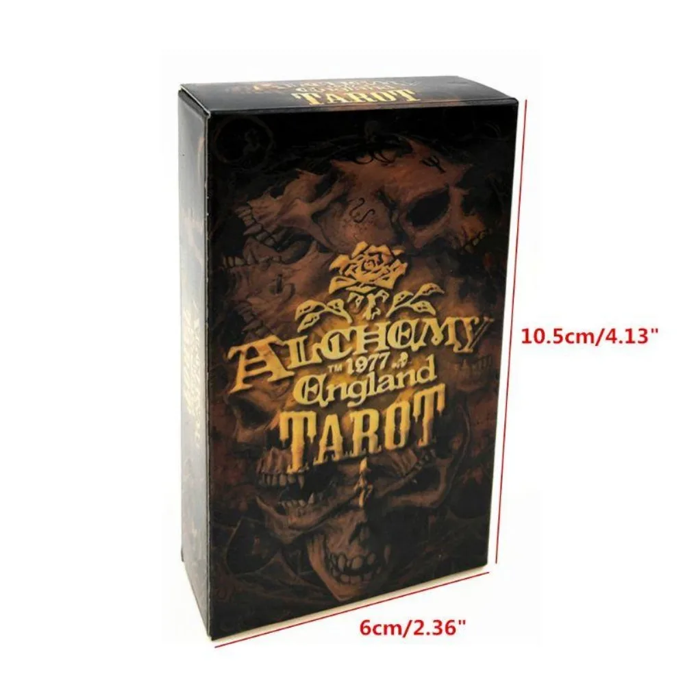 10 3*6 см алхимии 1977 Англия Таро 78 колода карт готические произведения искусства