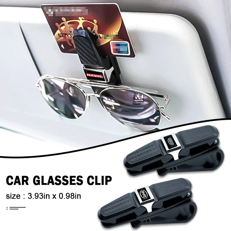 

1pc Auto Sun Visor Glasses Fastener Clip Holder for Great Wall Great H5 H3 F7 Safe M4 Wingle 5 Deer Voleex C30 Car Accessories