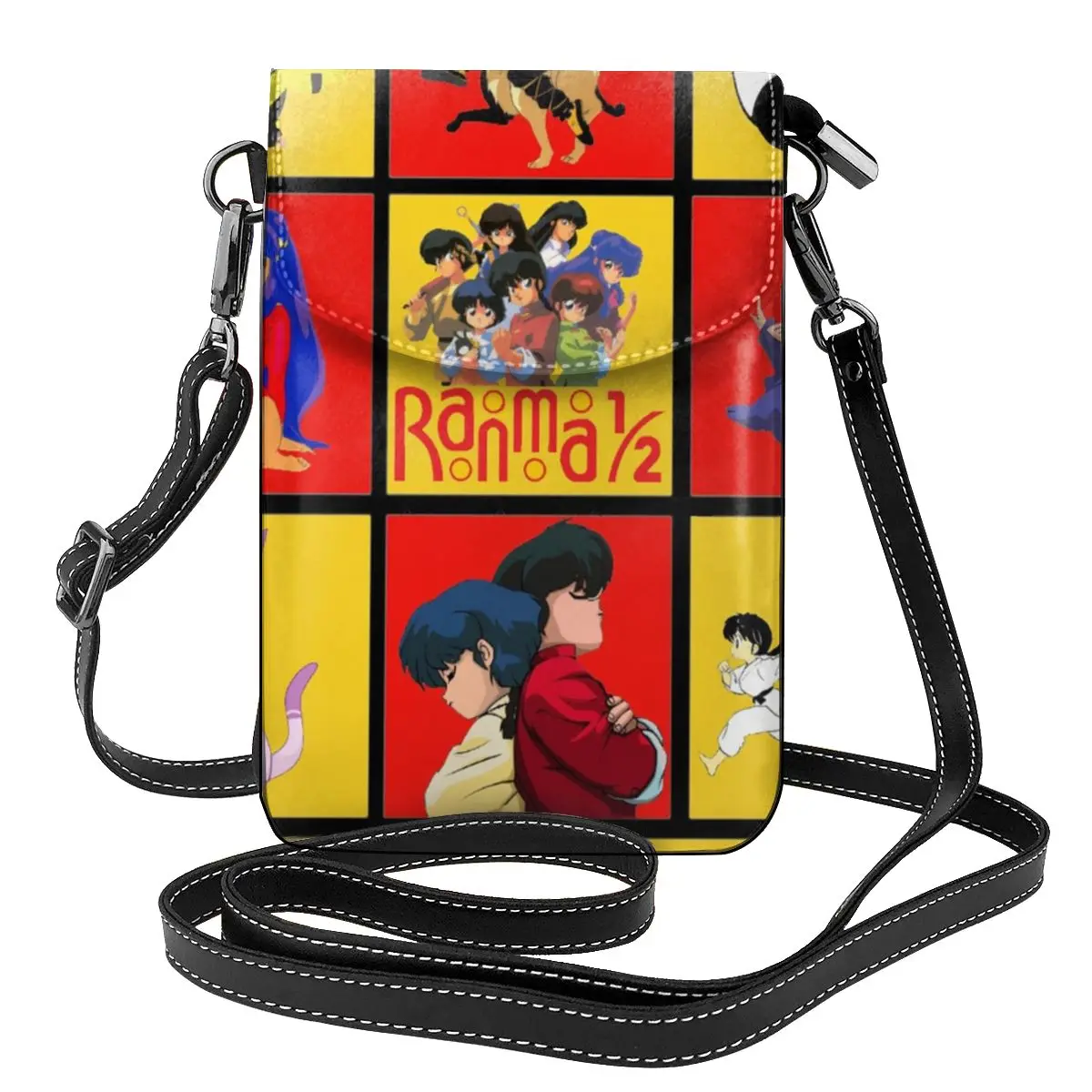 Женская сумка на плечо Ranma 12 расцветок забавная для школы с изображением панды