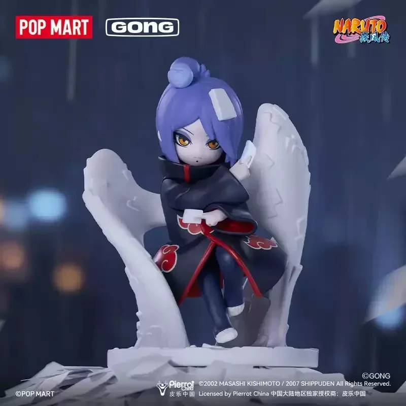 Фото POPMART GONG Naruto Shippuden Akatsuki Arc Series слепая коробка Mystery Box Guess Bag игрушки куклы аниме фигурка украшения коллекция №2