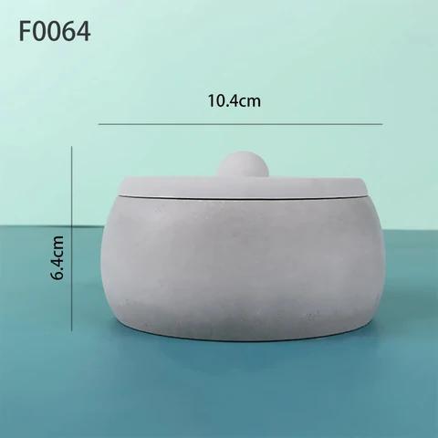 Силиконовая форма для ящика для хранения, цементная стандартная коробка для хранения бетонной чаши с крышкой, силиконовые формы