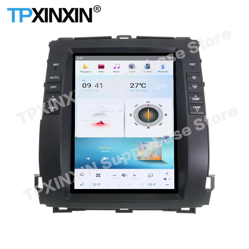 Qualcomm Tesla стерео Android 11 для Lexus GX470 Toyota Prado 2002 2003 2004 2005 2006 2007 2008 2009 GPS приемник головное