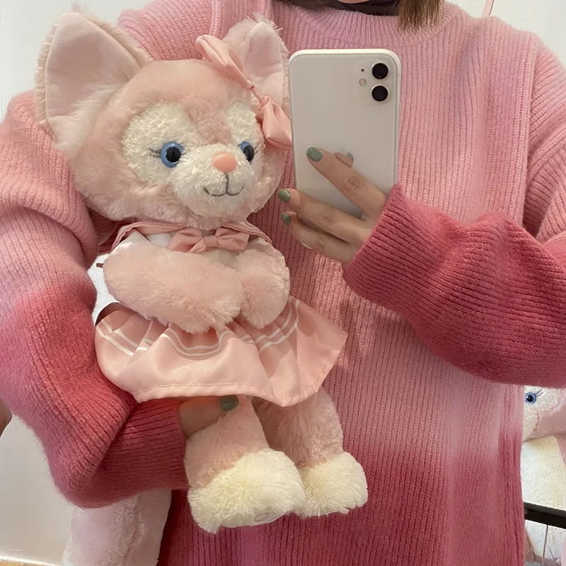 

Плюшевые игрушки Disney Linabell Fox Kawaii Gna Belle ракушки Мультяшные куклы Даффи и его друзья декоративная подушка подарок без наполнителя