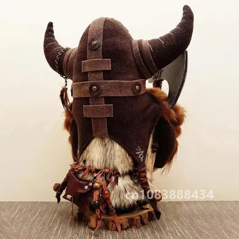 NordicViking гномы прочный воин викингов гном кукла милый и забавный садовый декор