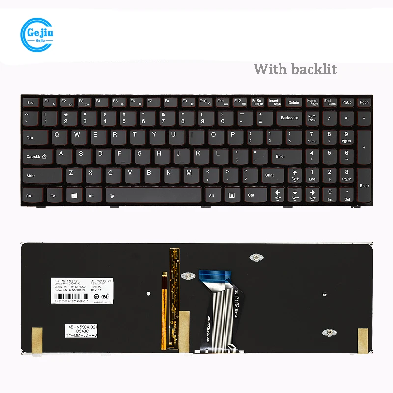 

Новая Оригинальная клавиатура для ноутбука Lenovo ideapad Y500 Y510 Y500NT Y510P Y500N